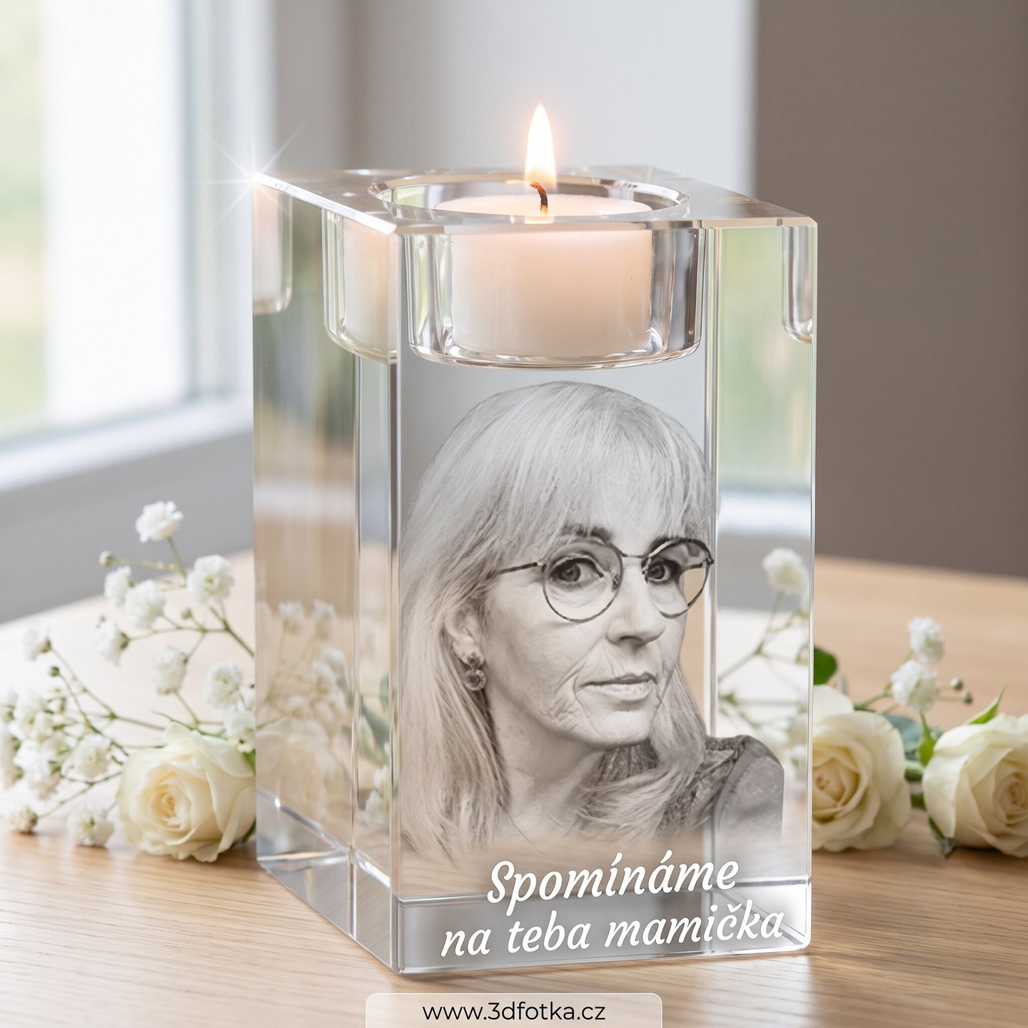🕯️ Když slova nestačí, zůstává světlo a jejich tvář.

Křišťálová svíčka s vygravírovanou fotkou je důstojná vzpomínka na blízké, kteří už tu nejsou. Jemná 3D gravírka portrétu ve skle. Vyrábíme s citem a úctou.

👉 Více na www.3dfotka.cz

#vzpominka #pamatkanablizke #gravirovanidoskla #krystalovasvicka #3dfotka